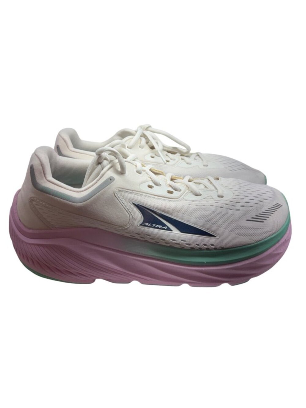Altra Via Olympus Womens Running Shoes US 10 White Multicolor Cushioned Road